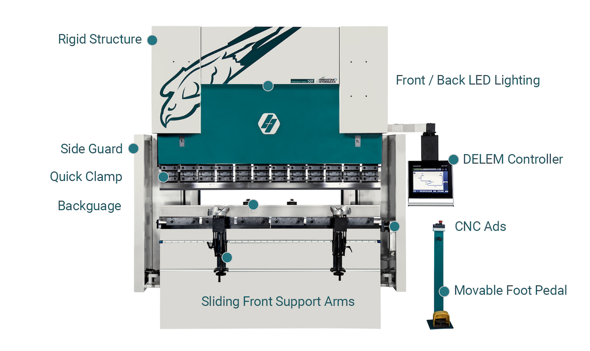 Hindustan Hydraulics - Best Hydraulic Press Brake Machine Manufacturers in India (Peregrine Series)