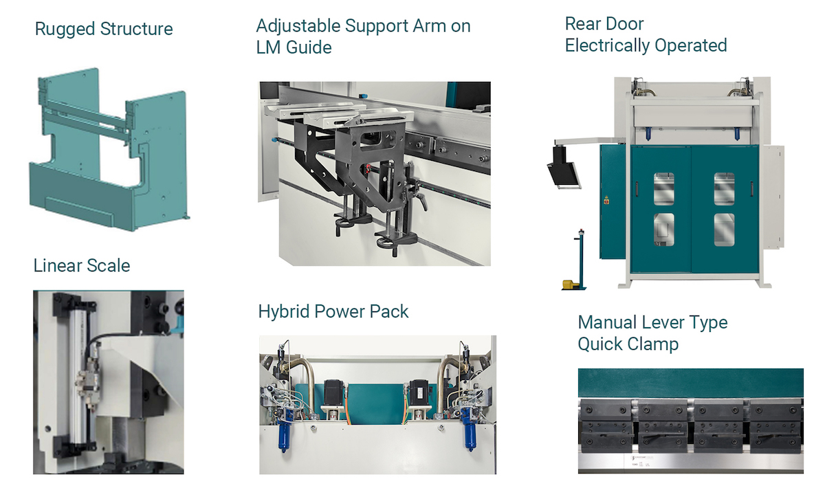 Hindustan Hydraulics - Best Hydraulic Press Brake Machine Manufacturers in India (Peregrine Series)